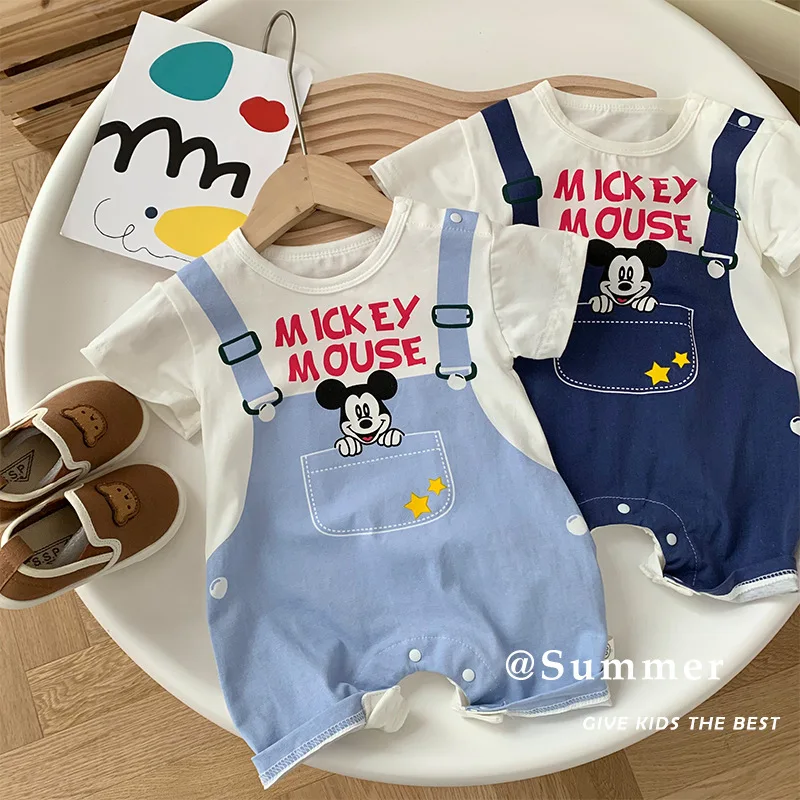 

Baby Boy Clothes Summer Cotton Formal Romper Outfit Newborn One-Piece Clothing Short sleeve Jumpsuit