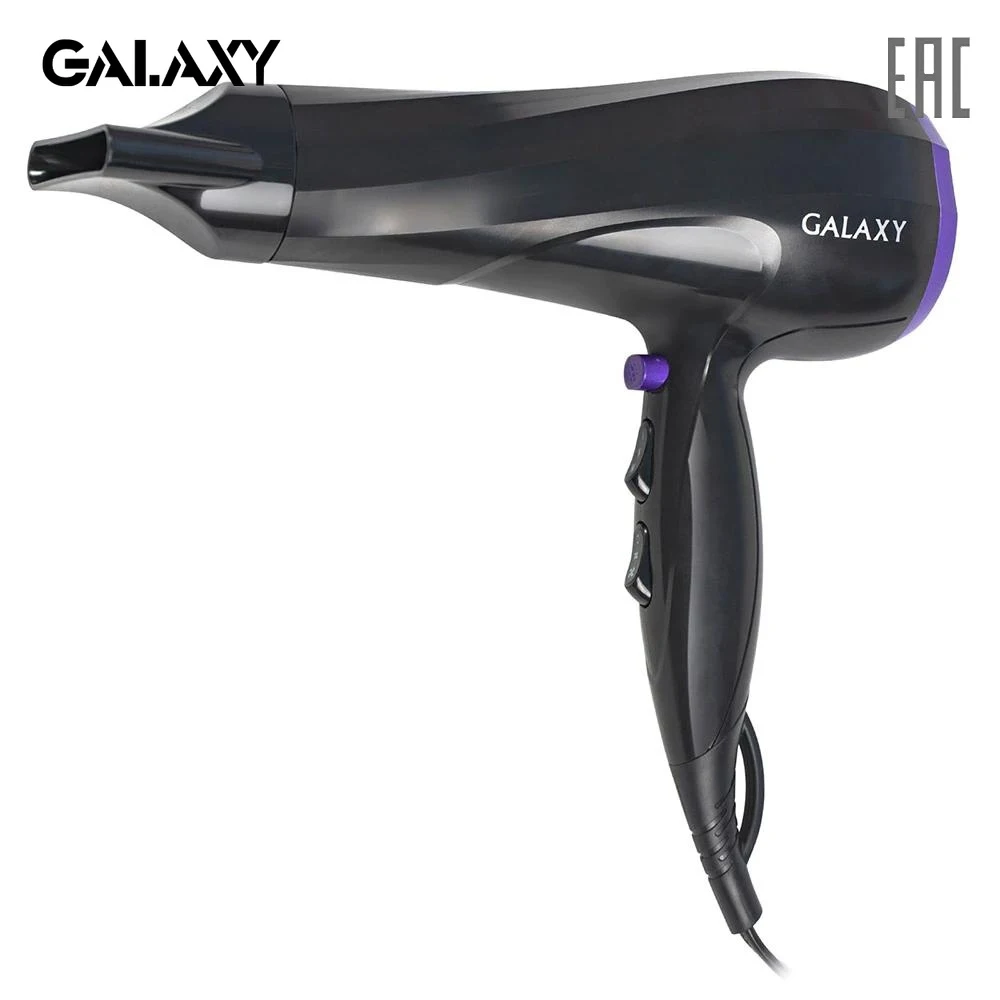 Фен для волос Galaxy GL 4332 2000 Вт 2 скорости потока воздуха 3 температурных режима |