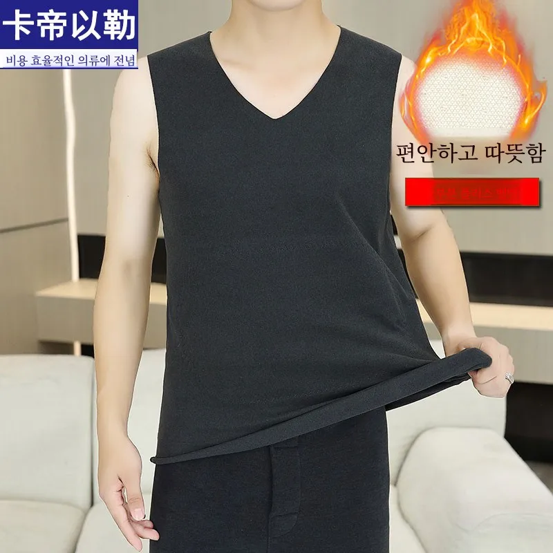 Kadile терможилет мужская внутренняя одежда на флисовой подкладке с утолщенным