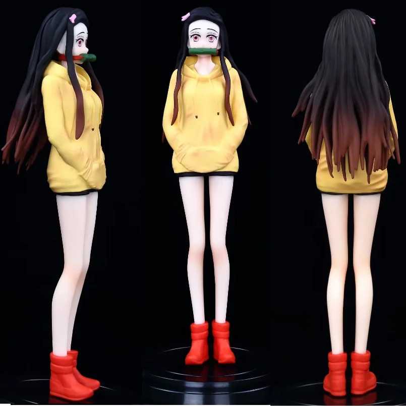 

19CM Demon Slayer Anime Figure Kamado Nezuko PVC Action Figure Noodle Pressure No Yaiba Kimetsu Figurine Model Doll Toys