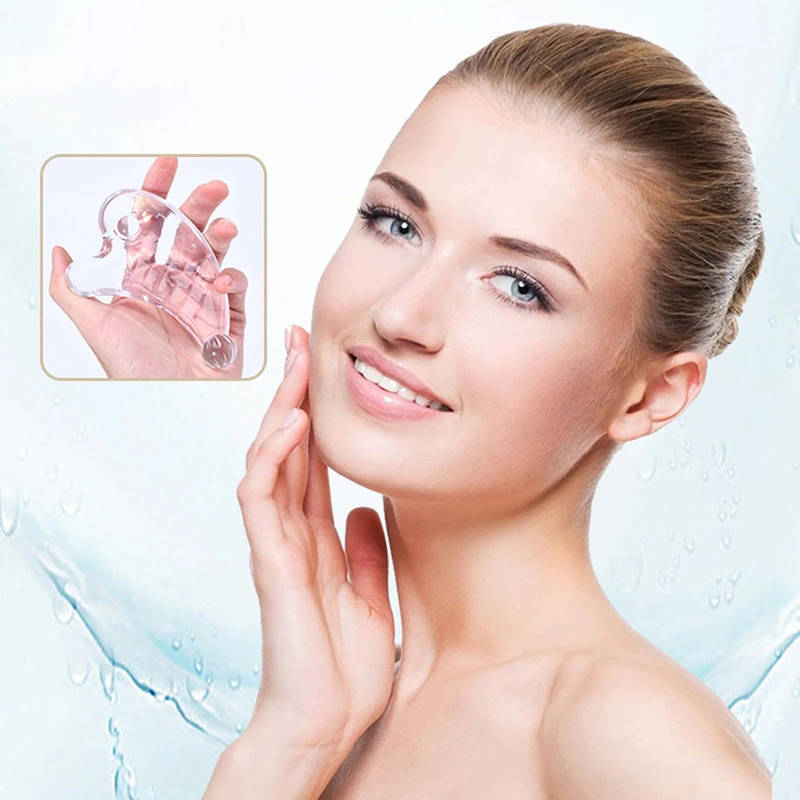 

Crystal Resin Face Lift Massager Body Arm Leg Slimming Gua Sha Scraper Board SPA Beauty Tools