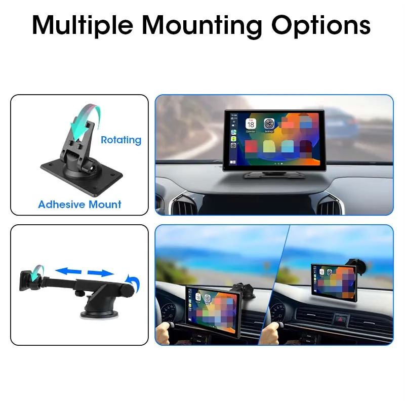 Develuck 9-дюймовый портативный смарт-плеер Carplay MP5 с поддержкой беспроводного Android Auto