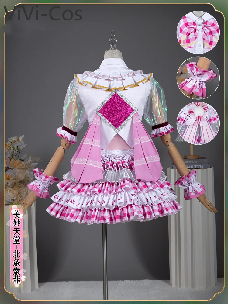Фото ViVi-Cos Pripara Hojo Sophy женский костюм для косплея Cos Game аниме вечерние униформа Хэллоуин играть ролевая одежда одежда №3