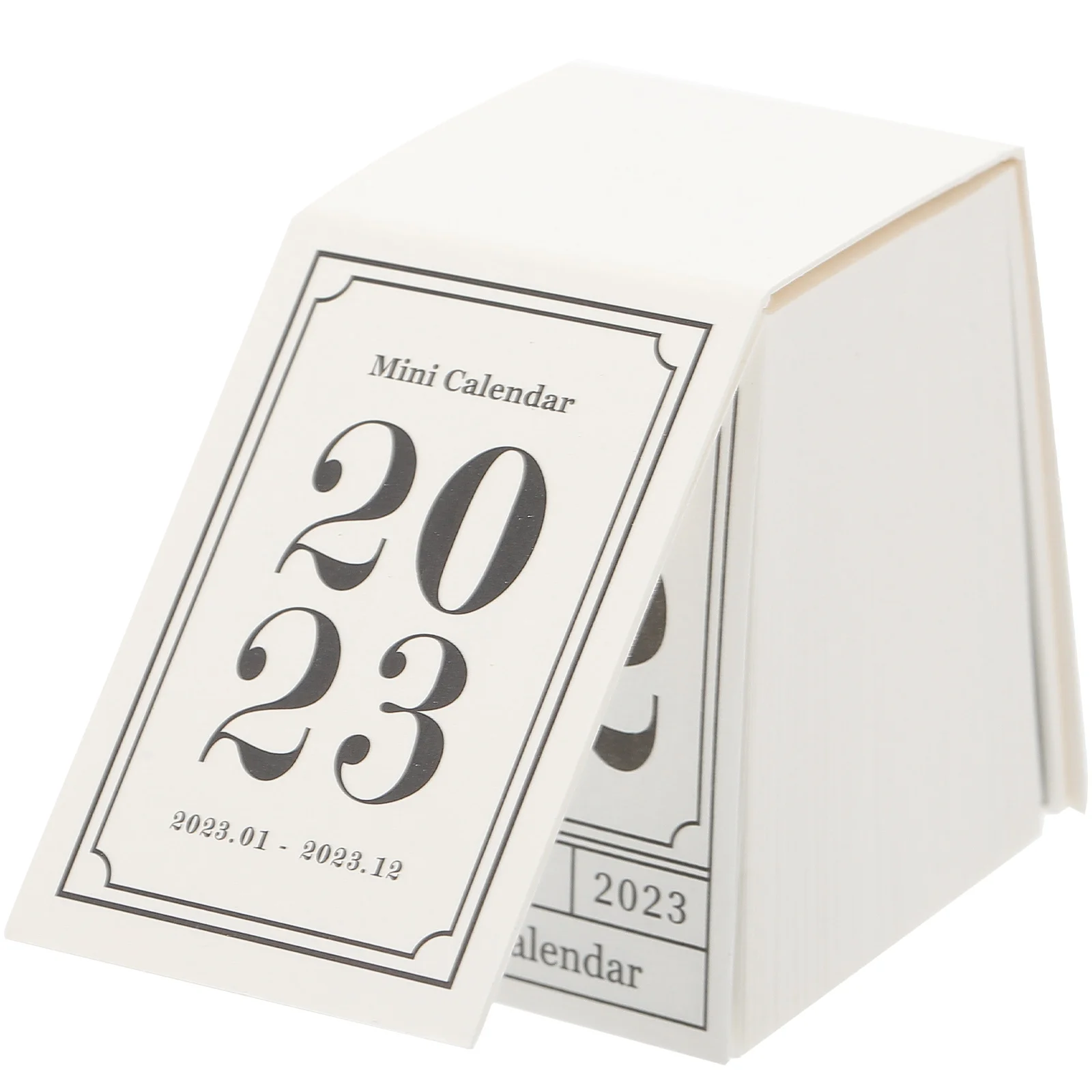 

Calendar Desk Mini Desktop Daily Standing Planner Small Pad Tear Day Off Office Wall Table Tiny Monthly Page A 2023 Flipped