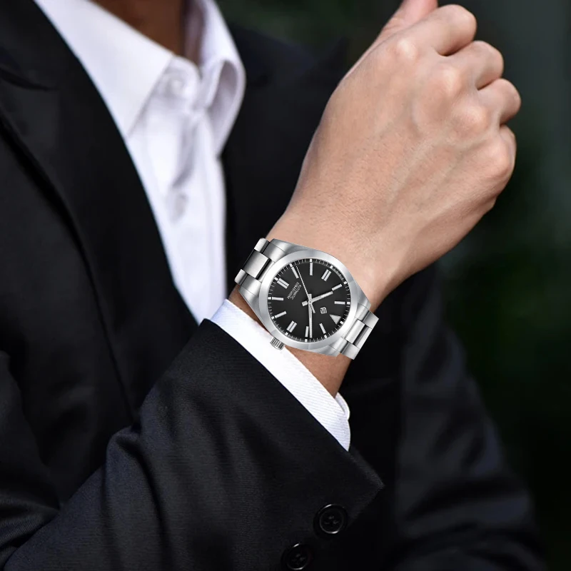 TERAMI механические мужские часы лучший бренд бизнес из нержавеющей стали 316L 200 м