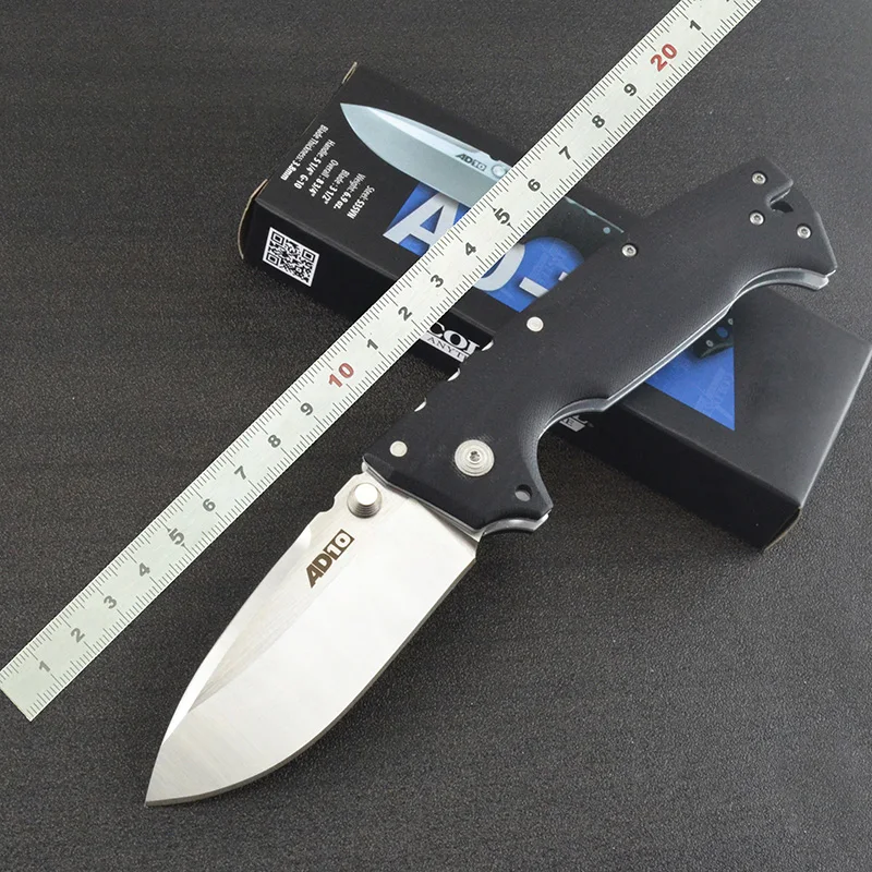 

AD10 Cold Finish S35VN Steel Sharp Blade Tactical Knife High Hardness Strong G10 Handle Rescue Outdoor Survival EDC Camping Tool