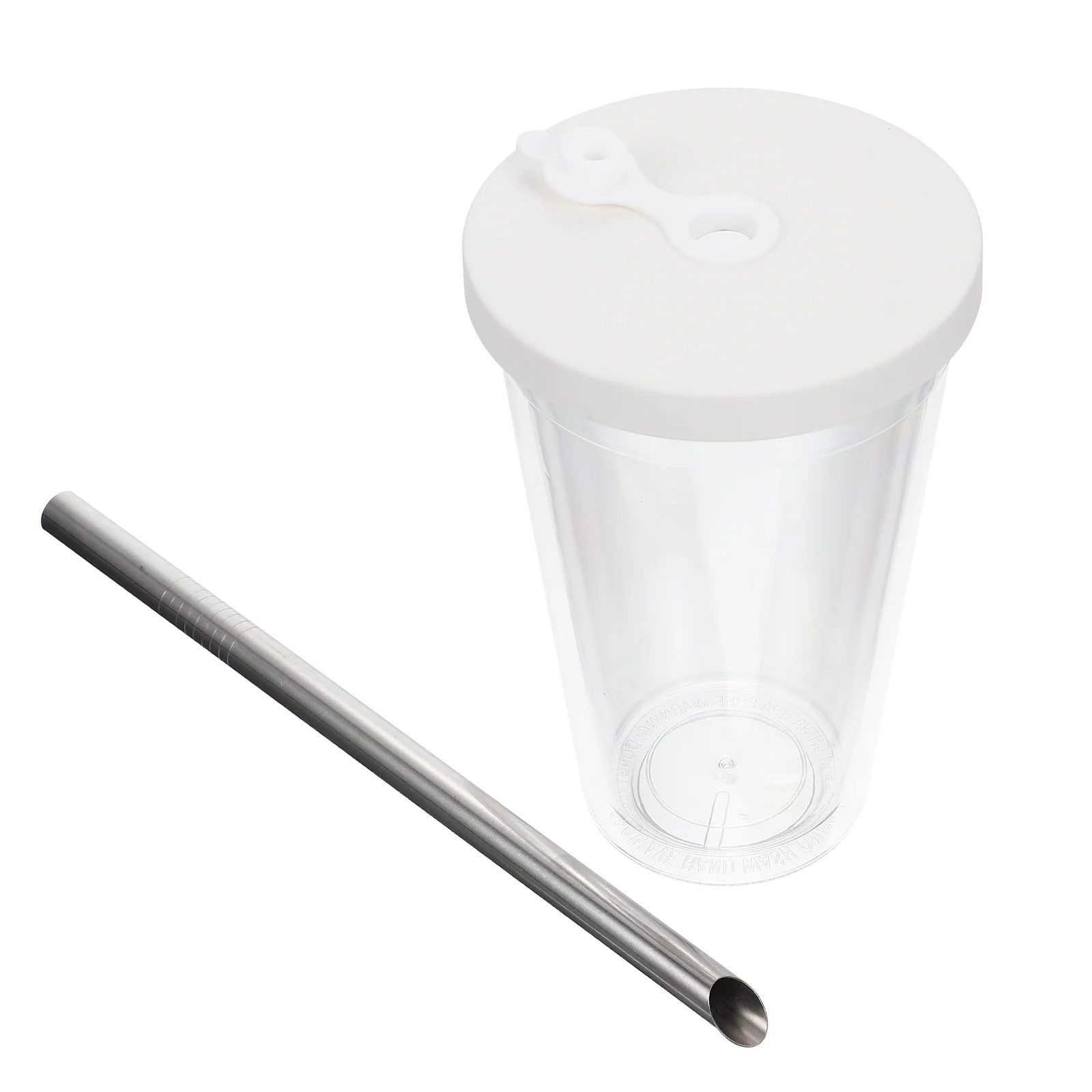 

Cup Cups Tumbler Teareusable Bottle Smoothiedrinking Straw Bubble Iced Coffeelidswide Mouth Beverage Straws Clear Insulated