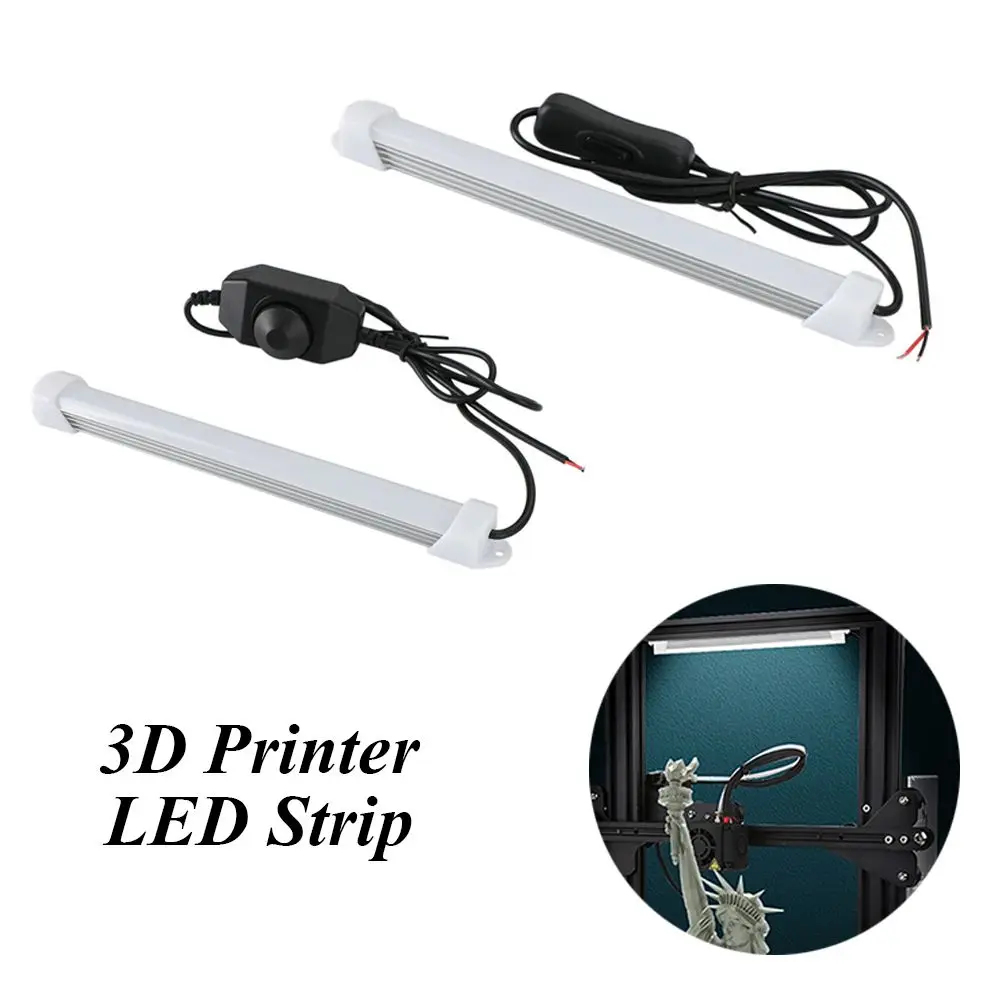 

Replaceable For Ender-3/5 Plastic Professional LED Strip 3D Printer Parts Light Kit Dimmable LampFor Ender-3/5