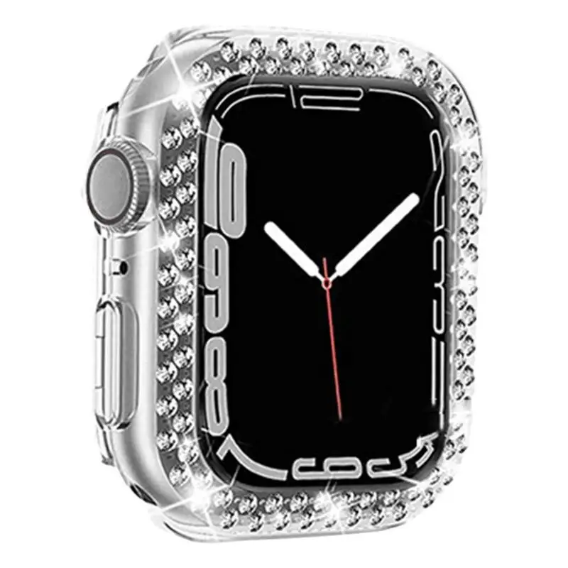 

Похожие часы для Apple Watch 8, для Apple Watch 8 Ultra с алмазной инкрустацией, прозрачная защита 8 41/45/49 мм