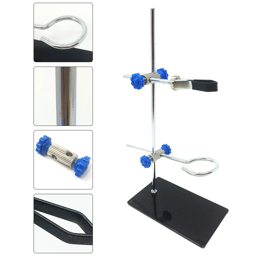 

Mini Iron Stand Laboratory Equipment Kit Supplies Miniature Portable Supporting Tool Metal Ring