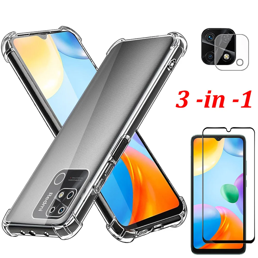 

Redmi 10C Transparent Phone Case Redmi 10C Silicone Case For Xiaomi Redmi 9 Bumper Cases Redmi 9C NFC 10A 9A Shockproof Case Xiomi Redmi10C 2022 Soft Back Protective Cover & Screen Glass