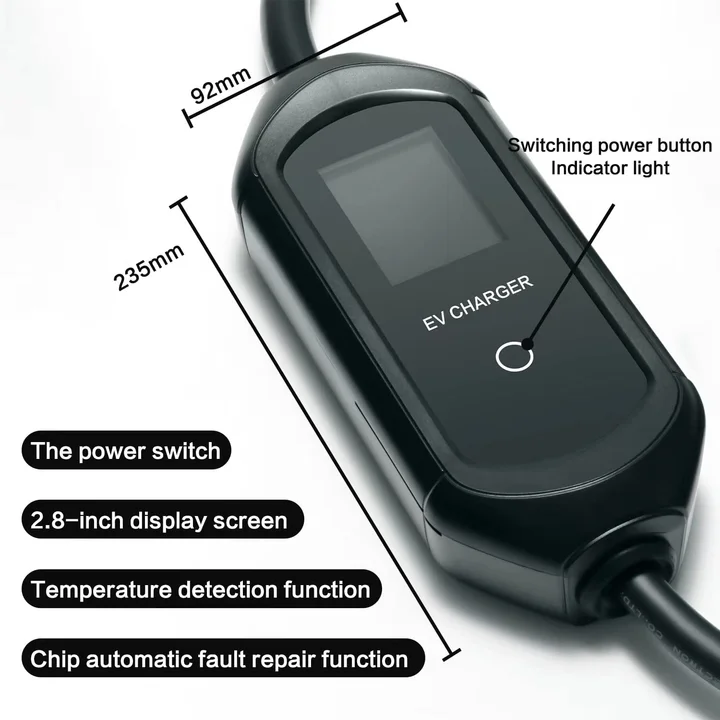 Многофункциональное портативное зарядное устройство для электромобилей 7 кВт 32