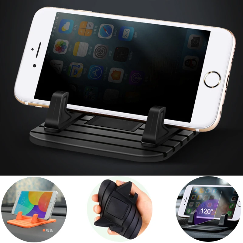 

Anti-slip Car Silicone Holder Mat Pad Dashboard Stand Mount For Phone GPS Bracket For iPhone Samsung Xiaomi Huawei Universal