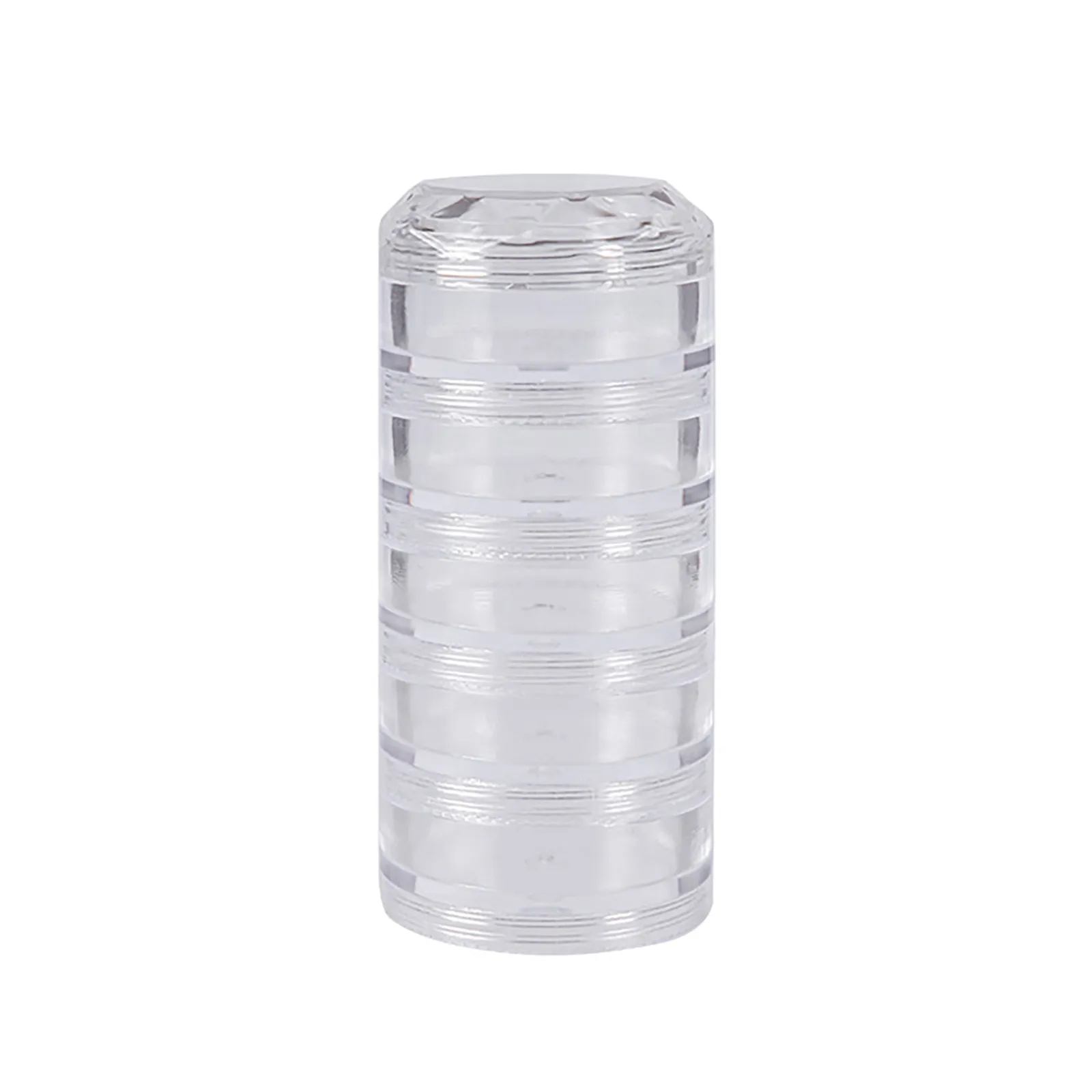 

Transparent Jewelry Box Jewelry Storage Box Multi Layer Ring Necklace Earrings Portable Jewelry Box Nail Organizer Box
