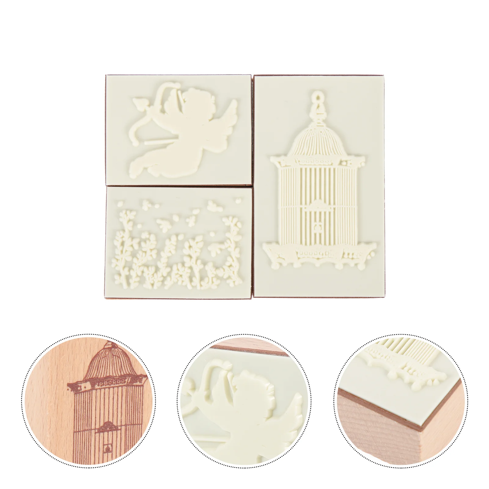 

Stamp Stamps Rubber Wooden Christmaswood Kids Diy Crafts Party Decorative Stamper Sealholiday Favors Craft Diarystampers