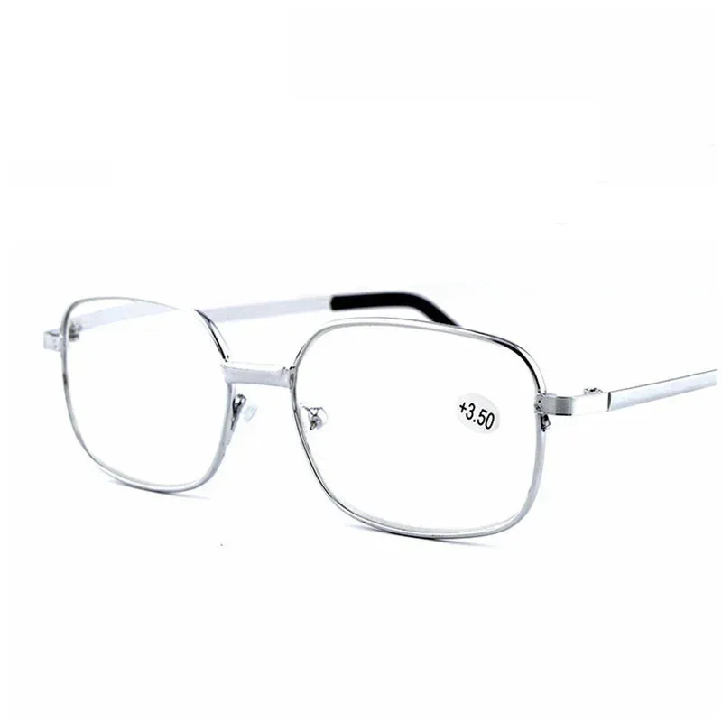 Модные очки для чтения в металлической оправе стеклянные пресбиопии женские и