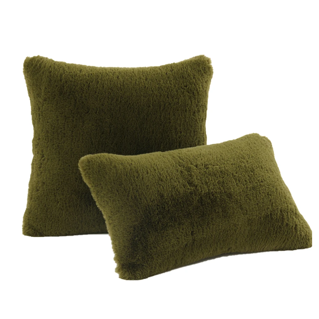 

Декоративные наволочки для диванных подушек, наволочка из полиэстера, мягкая квадратная форма, чехол для дивана, спальни, аксессуары для ав...