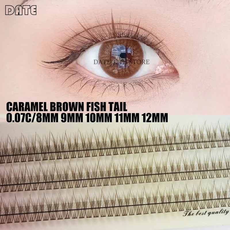 

Накладные ресницы карамельного цвета 0,07c, 8-12 мм, 8 мм, 9 мм, 10 мм, 11 мм, 12 мм, ресницы для макияжа, женские ресницы для косплея, оптовая продажа