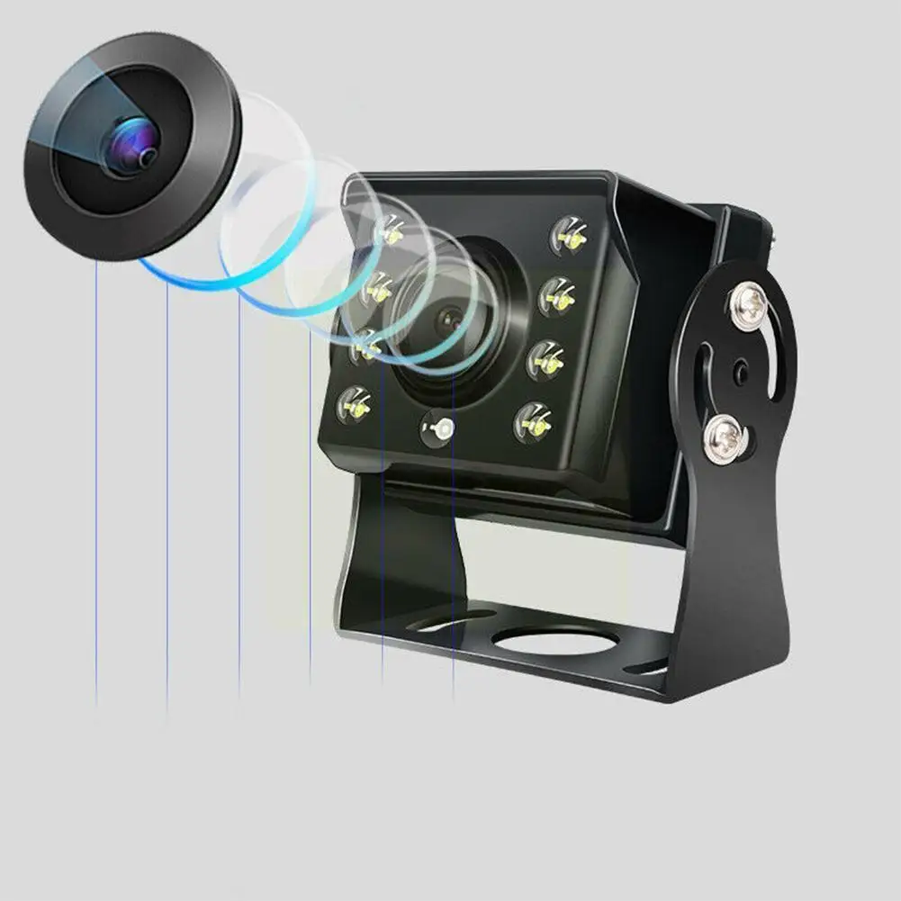 

12-24v Starlight Night Camera Sight Waterproof Led Car Rear View Backup Bus Camera Items For Car Bus Truck Lorry Q3w2
