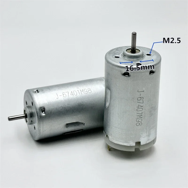 Фото Двигатель NICHIBO RS-395 DC 6V-18V 12000 об/мин 28 мм с угольными щетками №4