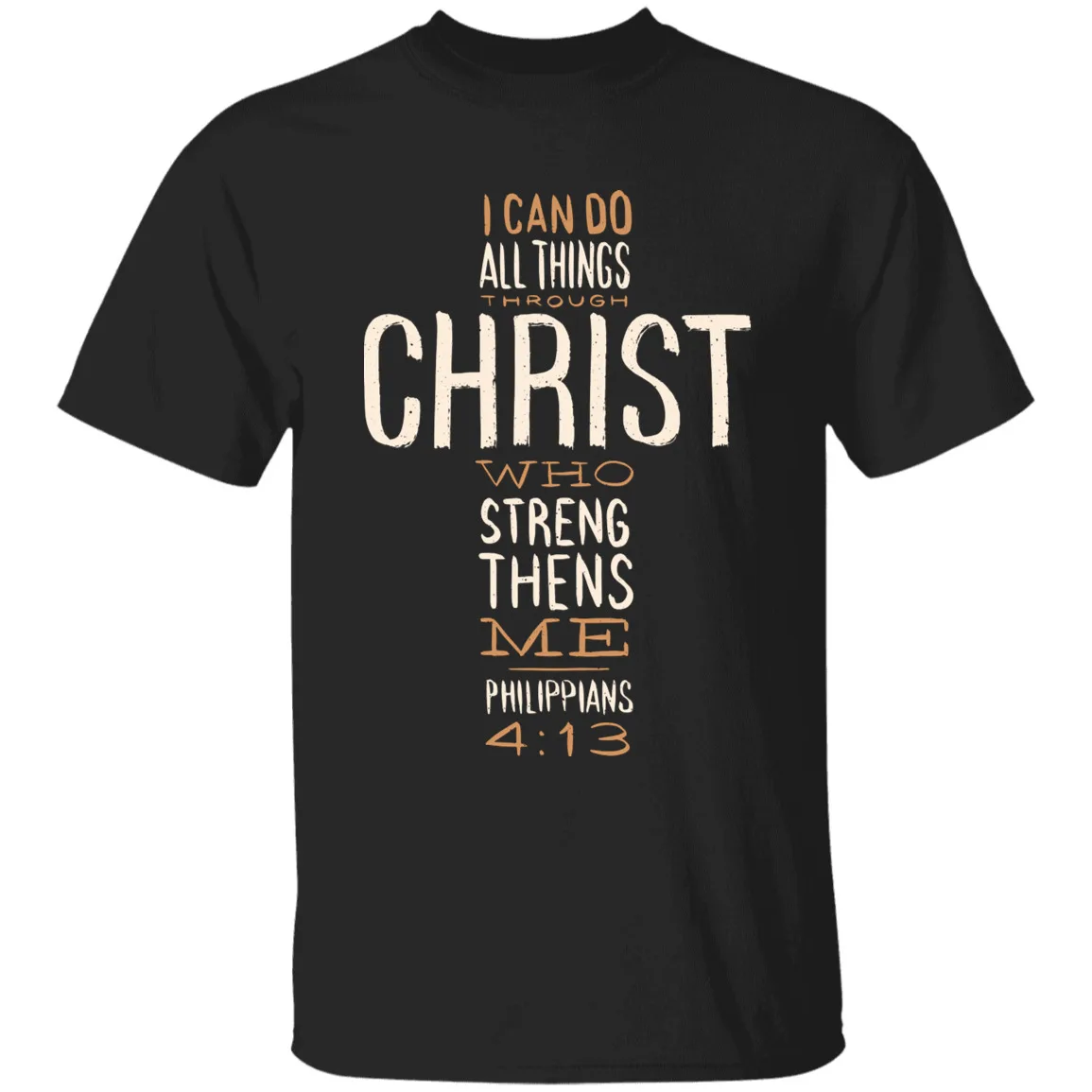 

Philippians 413 цитата, хлопковая Футболка с круглым вырезом, мужские повседневные футболки с коротким рукавом, топы, Прямая поставка