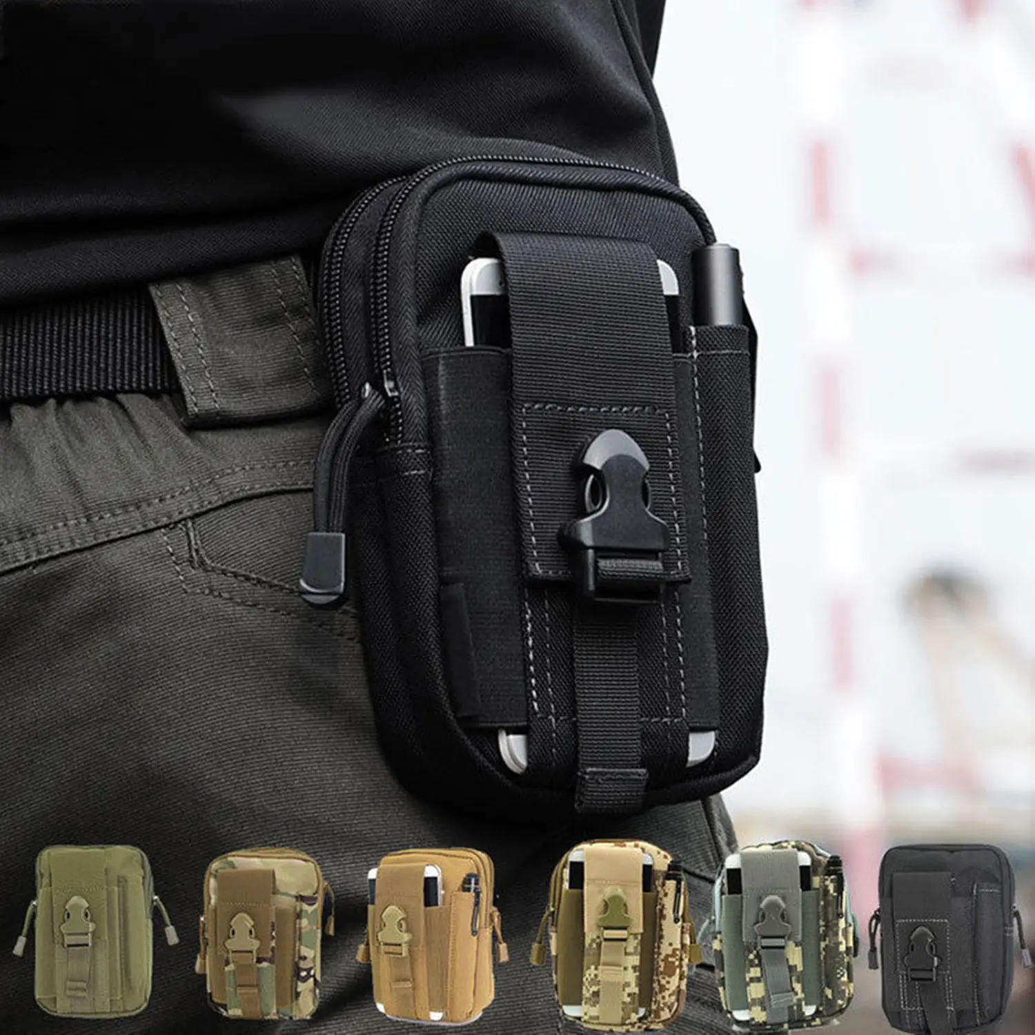 

Tactical Molle Pouch Belt Waist Pack Bag Travel Military Waist Fanny Pack Phone Pocket Money Pouch 2022 Fanny Pack Crossbody