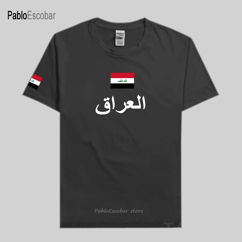 

Republic of Iraq Iraqi men t shirt fashion jerseys nation team 100% cotton t-shirts sporting clothing tees country flag IRQ