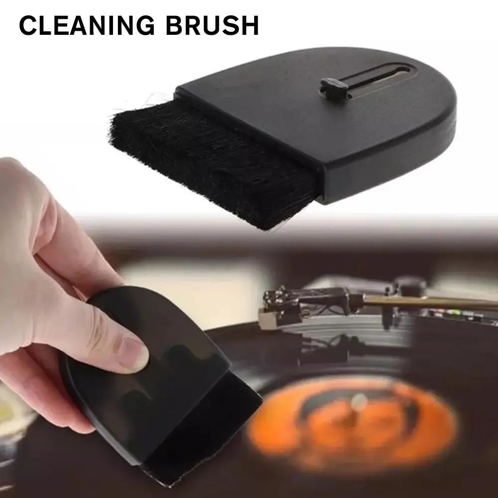 Cleaning Brush Turntable Vinyl Player Record Anti-static Cleaner Protable Cleaning Brush Dust Remover Record Cleaner Accessories