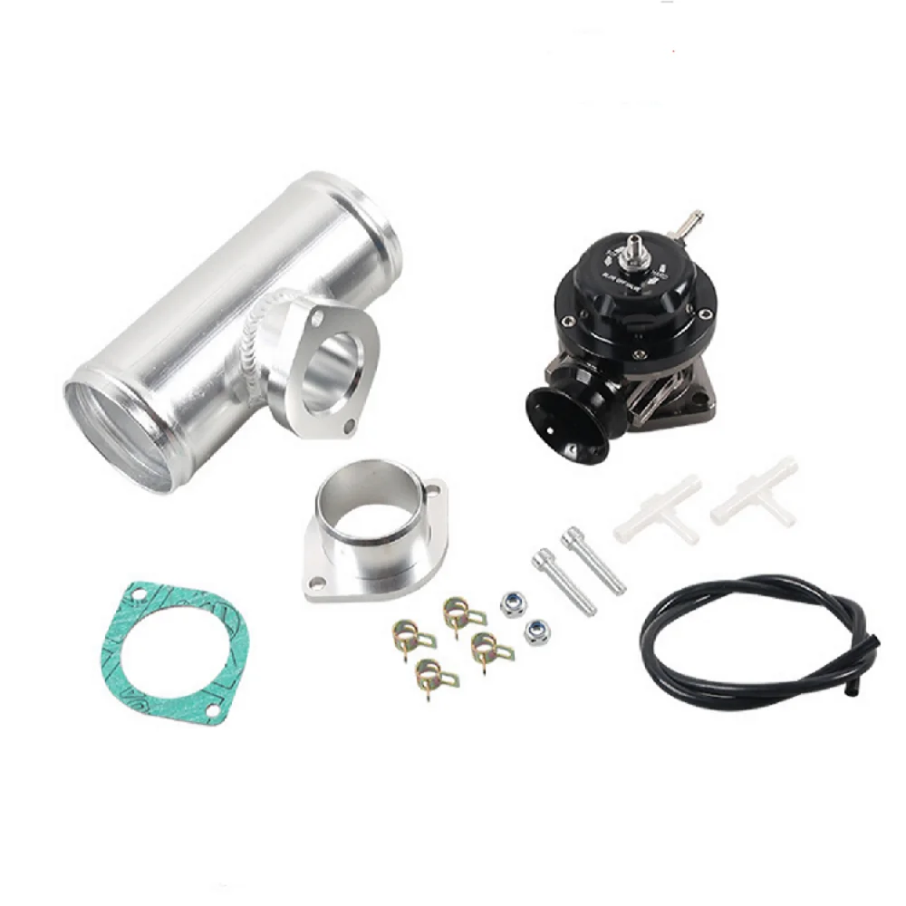

Universal Billet Anodized TYPE-RS Turbo Blow Off Valve BOV+2.5" Flange Pipe