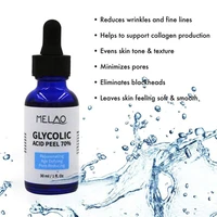 melao glycolic acid stock solution facial serum whitening anti aging lifting and firming skin anti wrinkle skin care serum 30ml