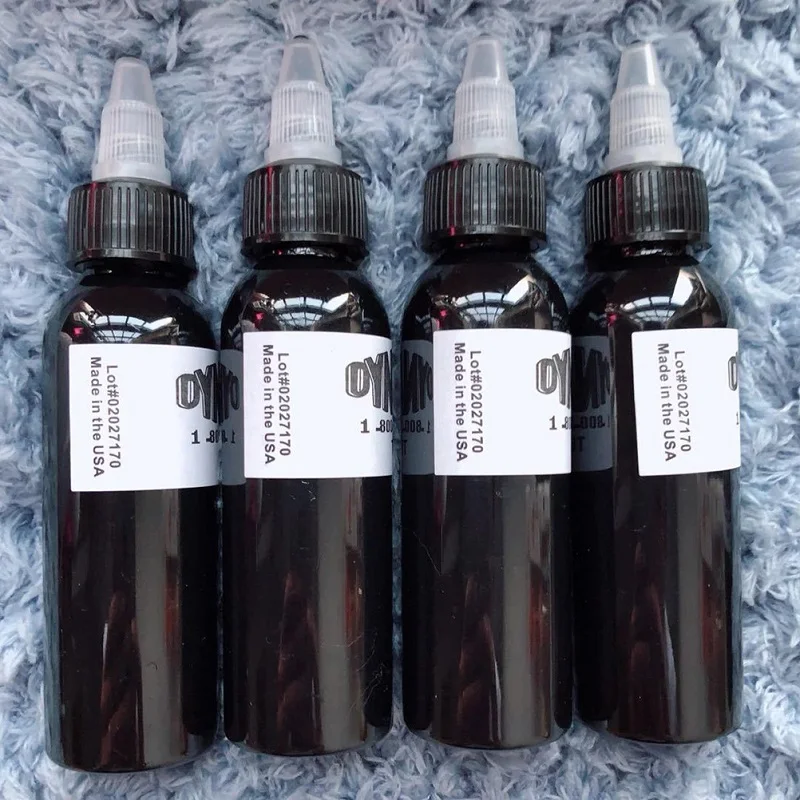 

Black Color 30/60/90/120ml Professional Tattoo Pigment Ink Permanent Tattoo Painting Supply for Body Tattoo Art Pigments