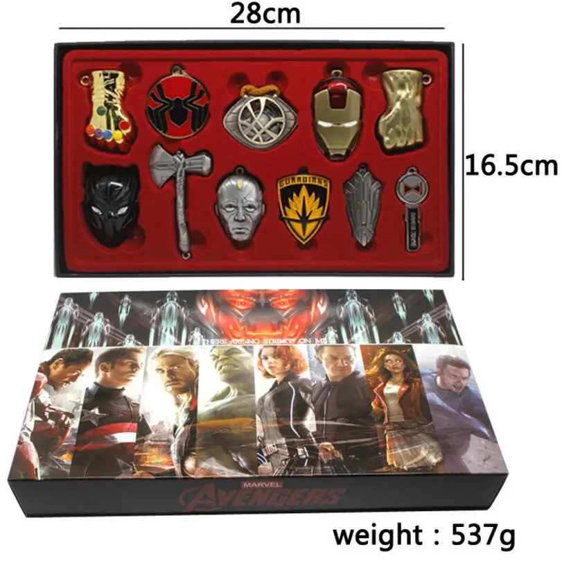 

Marvel Vintage Toys Avengers Infinity War Thanos Glove Infinity Gauntlet Keychains Iron Man Mask Hulk Cosplay Keychain Kids Gift