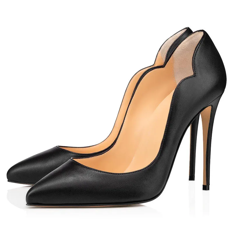 Туфли-лодочки женские на высоком каблуке заостренный носок модная вечерняя