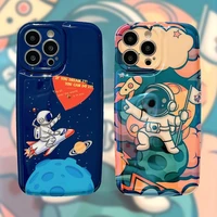 for iphone 13 pro max case shockproof astronaut silicone phone case full airbag back cover for iphone 12 pro 11 pro max 13 12 11