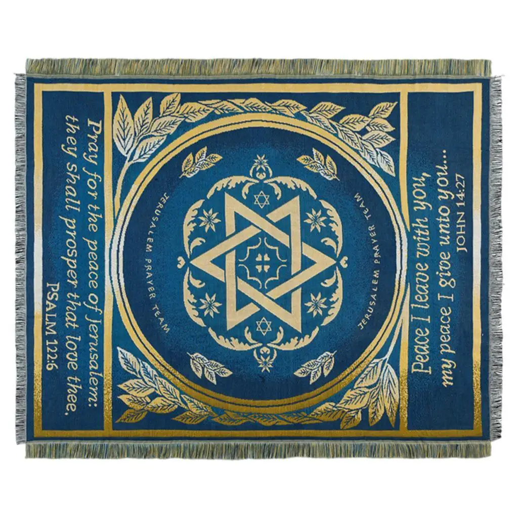 

Prayer Rug Woven with Tassels Carpet for Living Room Eid Gift A