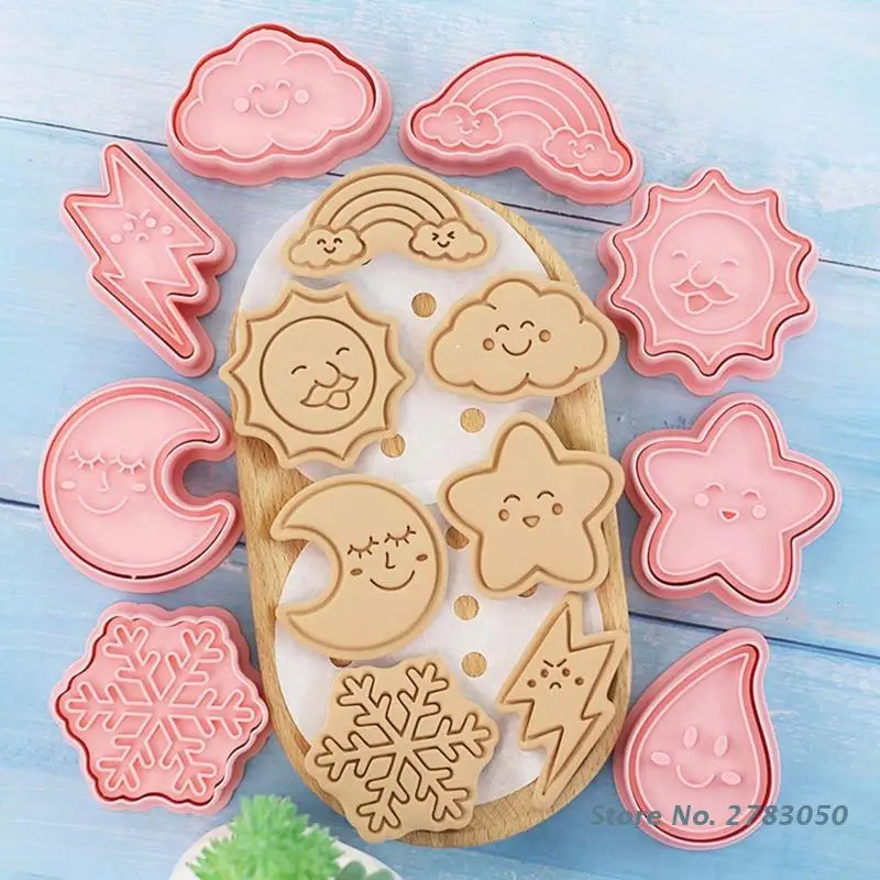 

8 шт., пластиковые формочки для печенья