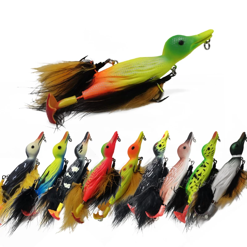 

LUTAC New Duck Fishing Lures 123mm 25.7g Floating Water Simulation Duck Hard Lure Carp Fishing Accessories