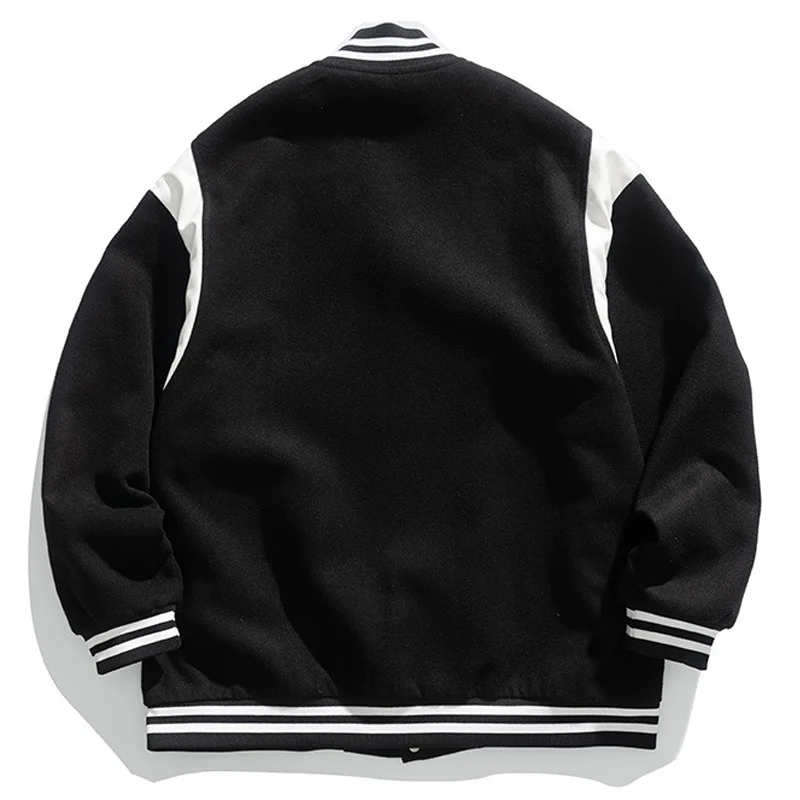 

2022 New Arrival Hot Sale Fashion Brand Clothing Zipper Female Bomber Jacket Men Autumn Line Baseball Uniform Loose Casual Coat
