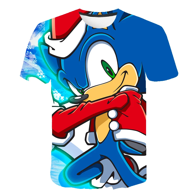 

The most styling Sonic tshirts of 2022, AliExpress's best-sell 3D-print T-shirt is the best choice for boys girls on summer days