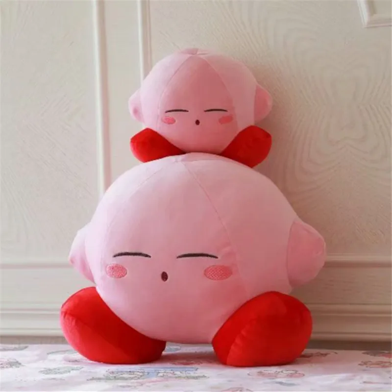 

Плюшевая игрушка Кирби Kawaii, плюшевая игрушка-подушка, плюшевое животное, плюшевое домашнее украшение для кровати, плюшевая игрушка для дево...