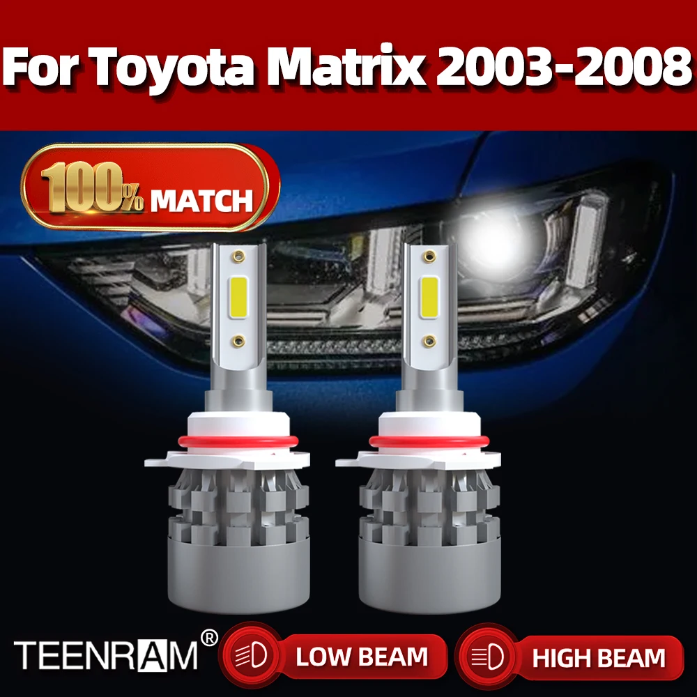 

240W Canbus LED Headlight Bulb 9005 HB3 9006 HB4 Turbo Auto Lamp 40000LM Car Light For Toyota Matrix 2003-2005 2006 2007 2008