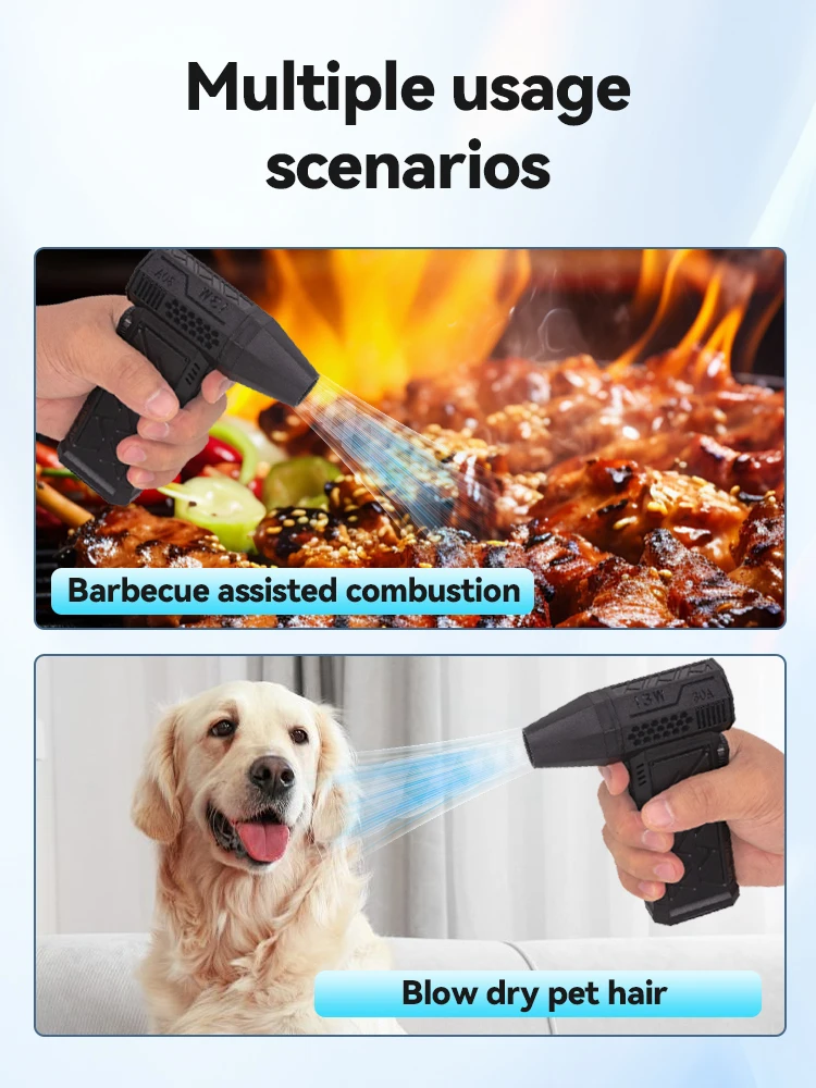 Мини турбо-вентилятор электрический воздушный пыльник регулируемый вентилятор