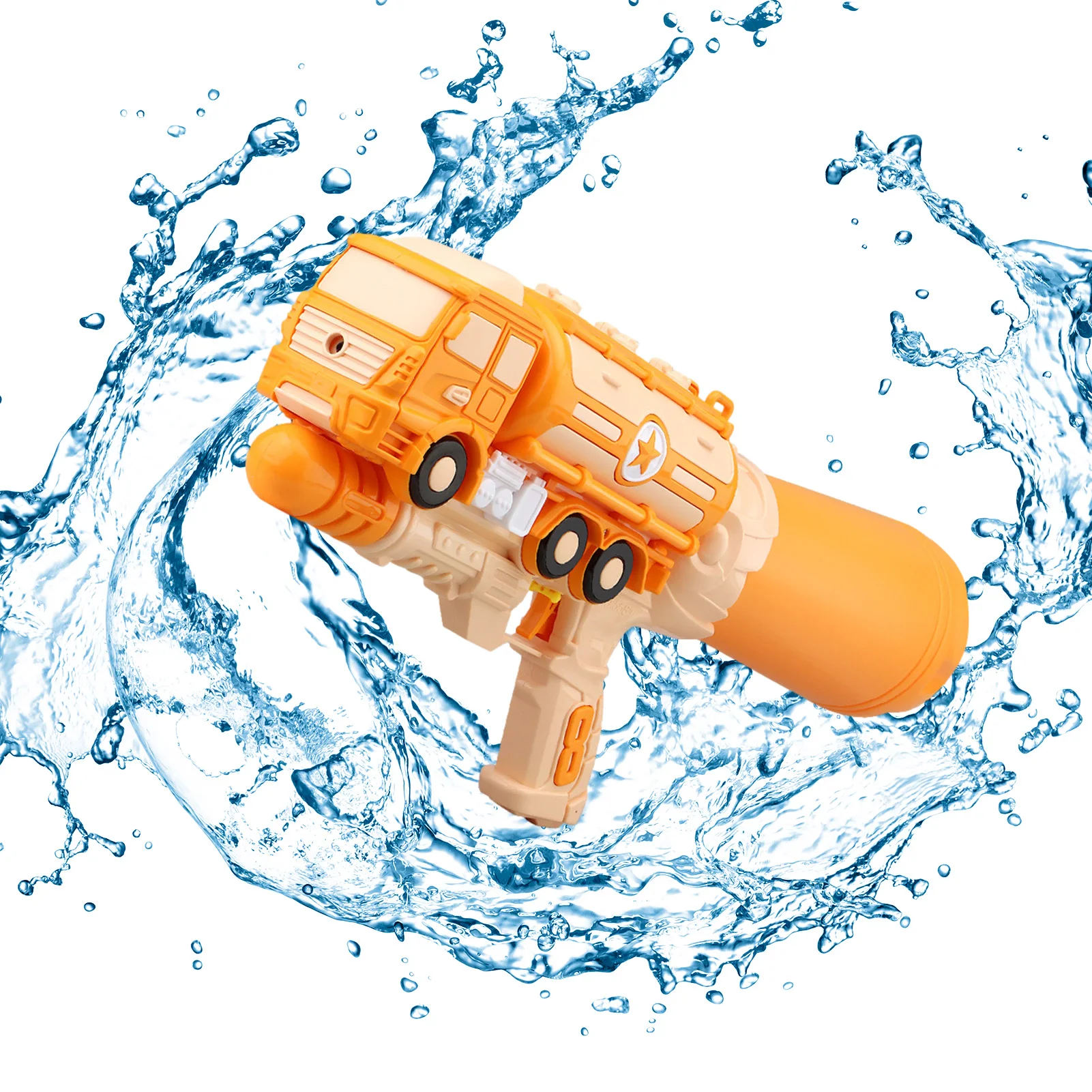 

1400ml Water Guns For Kids Long Range Water Guns With Unique Car Modeling Water Squirt Guns For Boys Girls Adults