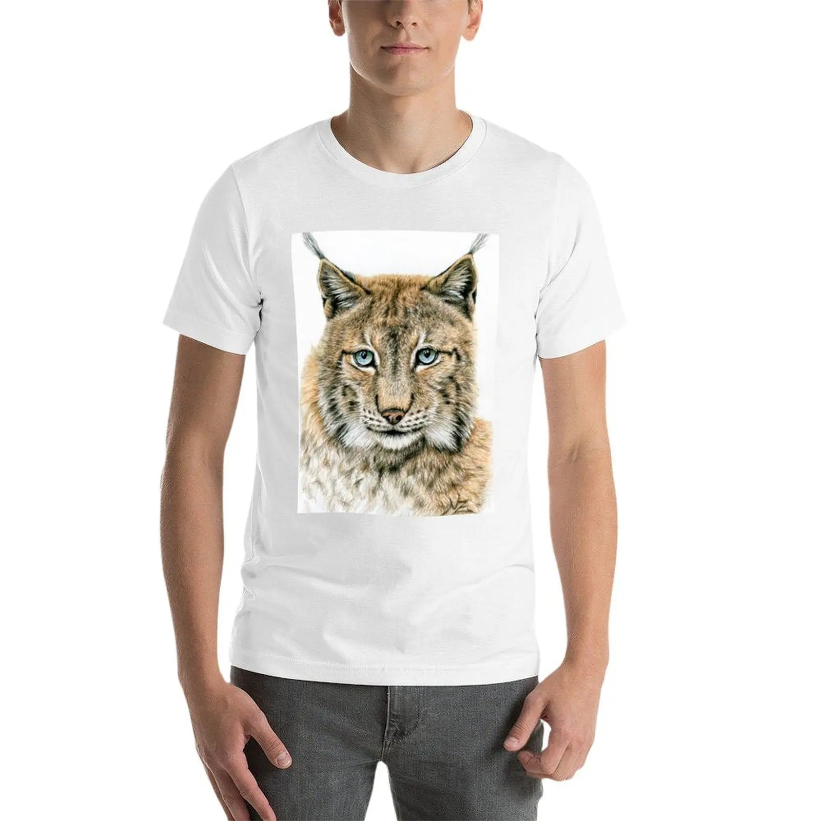 Футболка Lynx- Der Luchs заготовки забавная рубашка хлопковая футболка топы простые