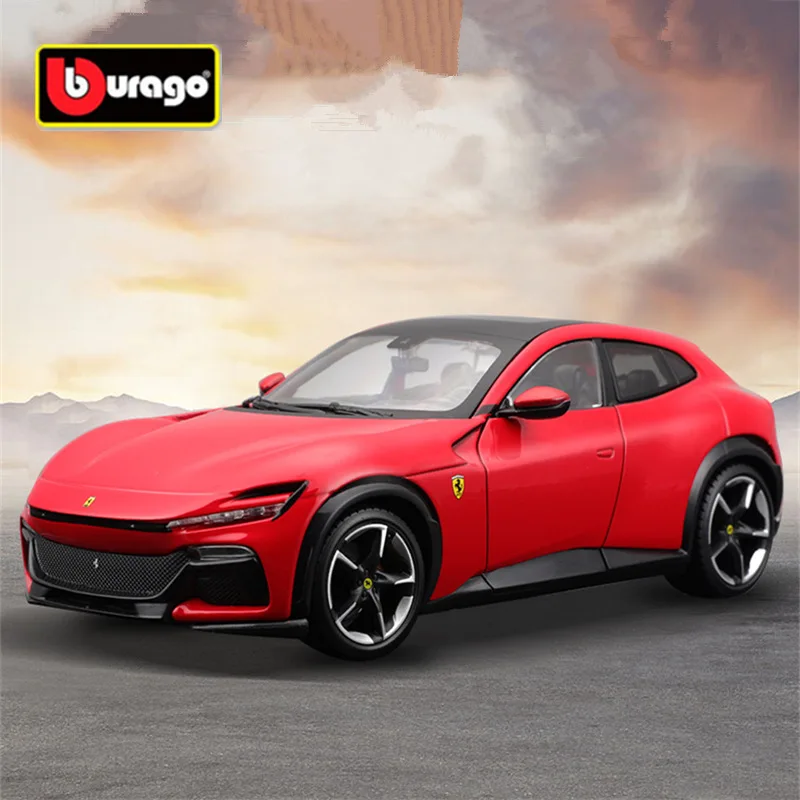 Bburago 1:25 Ferrari FUV SUV Purosangue модель спортивного автомобиля из сплава литой под