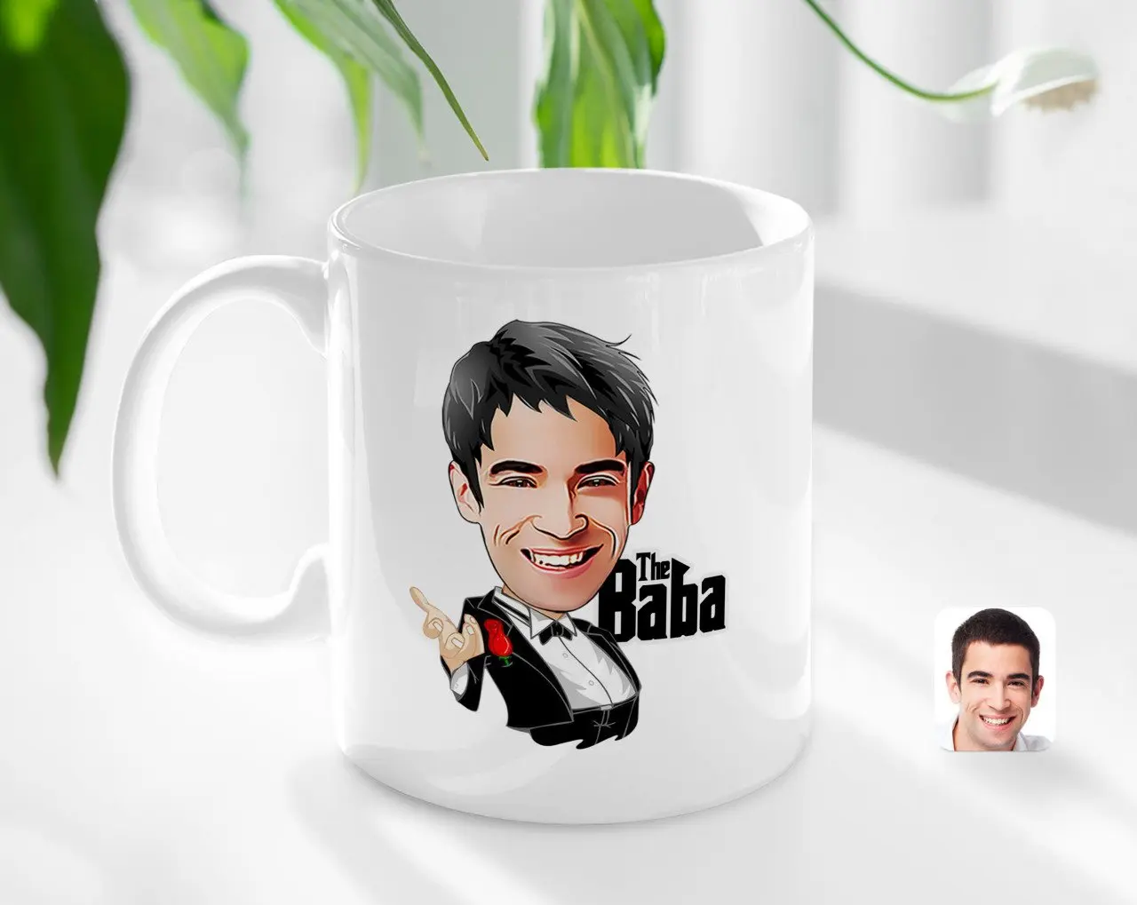 

Персонализированные Fathers Day Gift», «Крестный отец карикатура кружка Bardak-2 специальная конструкция друзей подарок для влюбленных, счастливые в...
