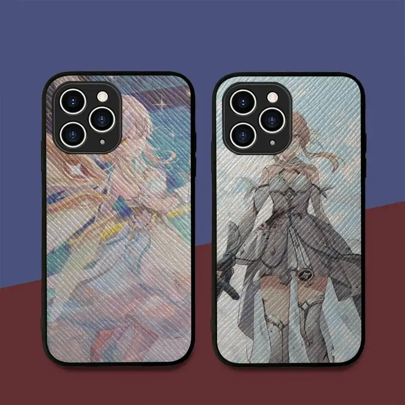 

Genshin Impact Lumine Phone Case Hard Leather Case for iPhone 11 12 13 Mini Pro Max 8 7 Plus SE 2020 X XR XS Coque