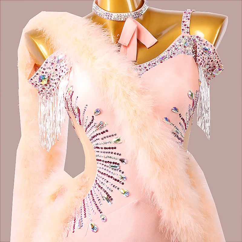 Женские танцевальные костюмы платье для вальса танцевальная одежда