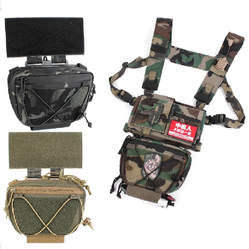 

Sports Tactics 001V2 Raid Quick Release Abdominal Storage Bag D3crm MK3 MK4 Tactical Chest Hanging Tool Bag
