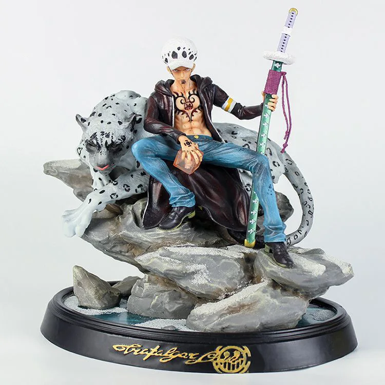 

One Piece 27cm Trafalgar Law Snow Leopard Scene GK Devil Fruit PVC Action Figure Toy Adult Statue Collection Model Doll Gifts